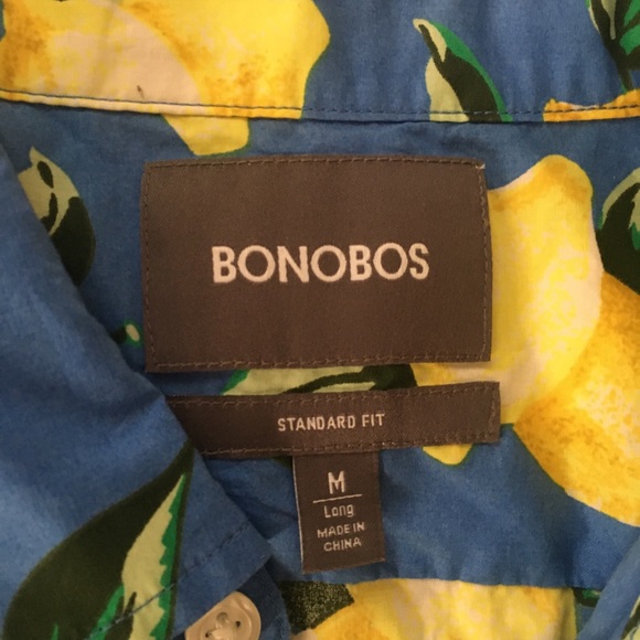 Bonobos Lemon Buttonup Shortsleeve - Picture 3 of 3